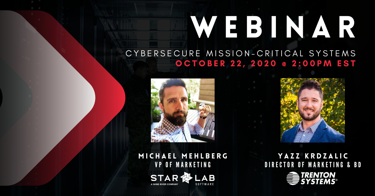 Cybersecure Mission-Critical Systems webinar advertisement